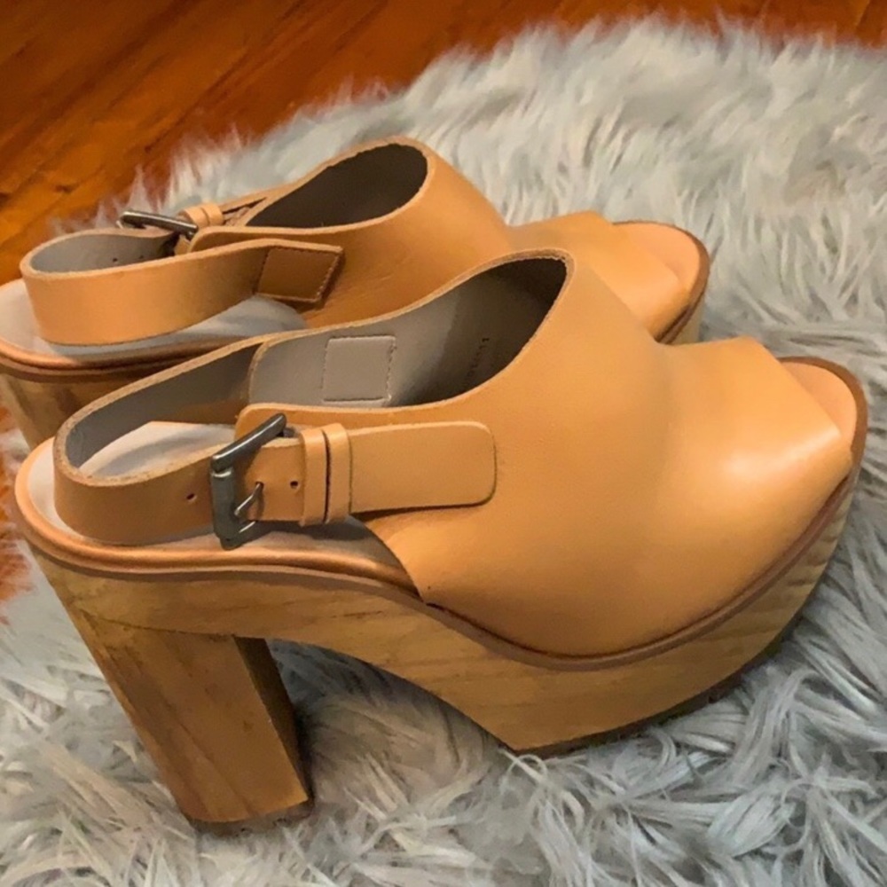 Zara Clog Chunky Heels